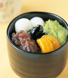 ずんだ最中アイス